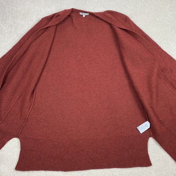 Madewell Cozy Cardigan Sweater Merino Alpaca Wool Pockets Red Womens Small - Picture 10 of 15